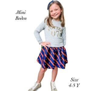 Mini Boden Harry Potter Sequin Seeker Snitch Dress NWOT Size 4-5 Y